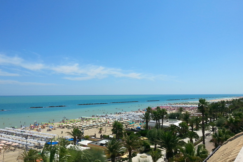 Panoramica della Spiaggia dal Petit Hotel